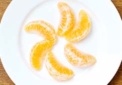 1/2 tangerine