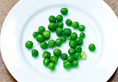 1 tablespoon of peas
