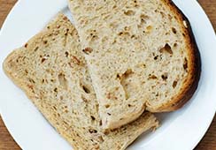 Bread slices (fresh or toasted) - 1 slice of granary bread